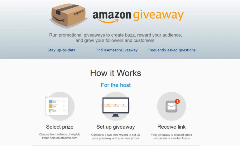 Gewinnspiel über Amazon Giveaway verantstalten