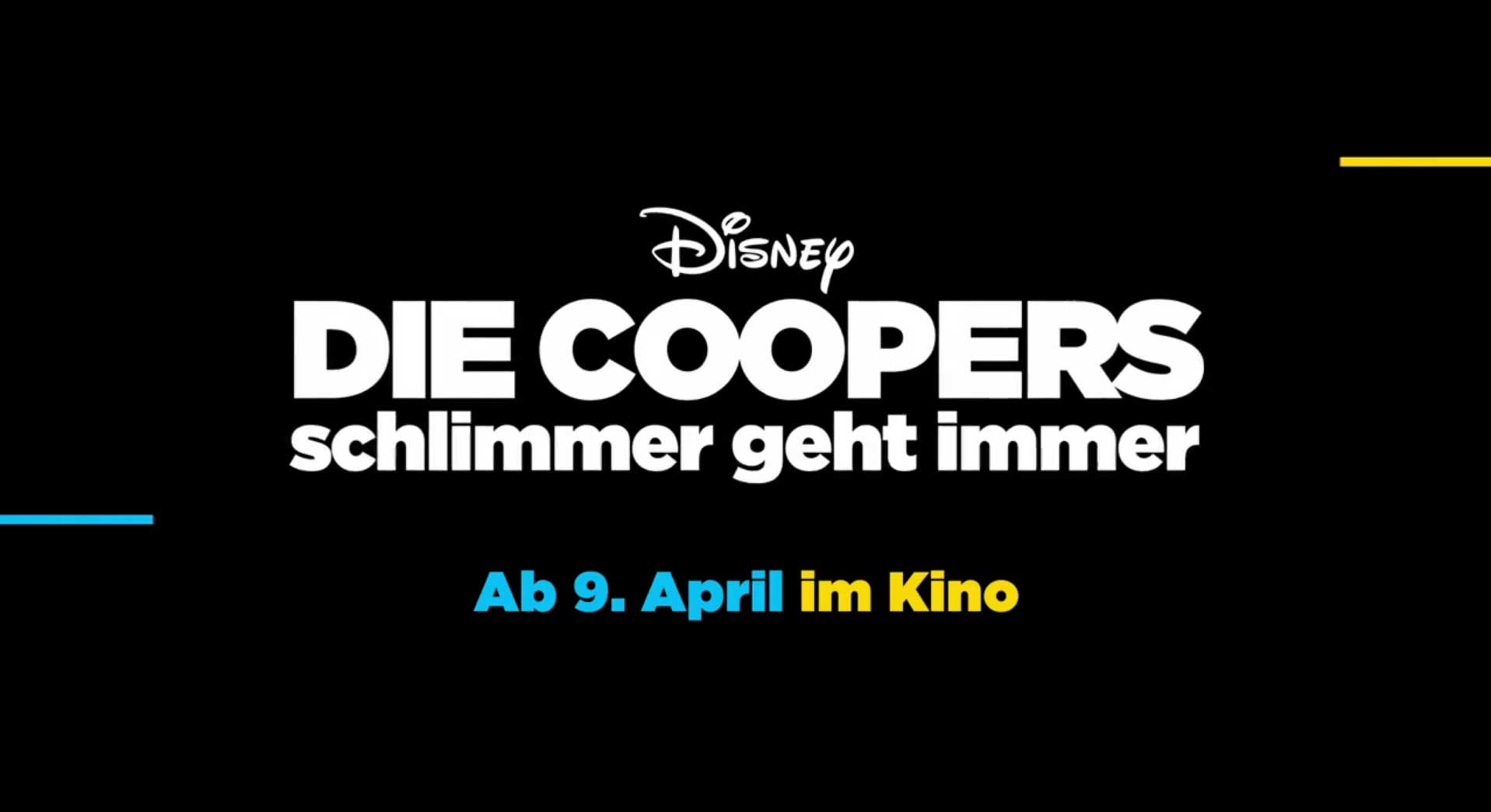Die Coopers schlimmer geht immer: Kinostart am 9. April 2015 - Bildquelle: Disney / Trailer