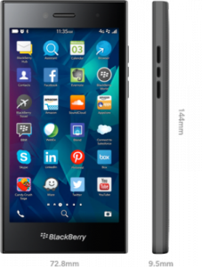So schaut das neue Blackberry Leap aus - Bildquelle: Blackberry