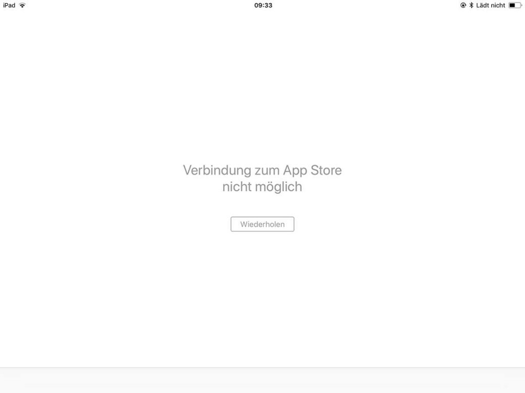 Verbindung zum App Store nicht möglich Störung bei Apple › Xonik